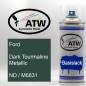 Preview: Ford, Dark Tourmaline Metallic, ND / M6831: 400ml Sprühdose, von ATW Autoteile West.